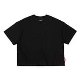"WHENEVER" SS25 BLANK T-SHIRT / BLACK