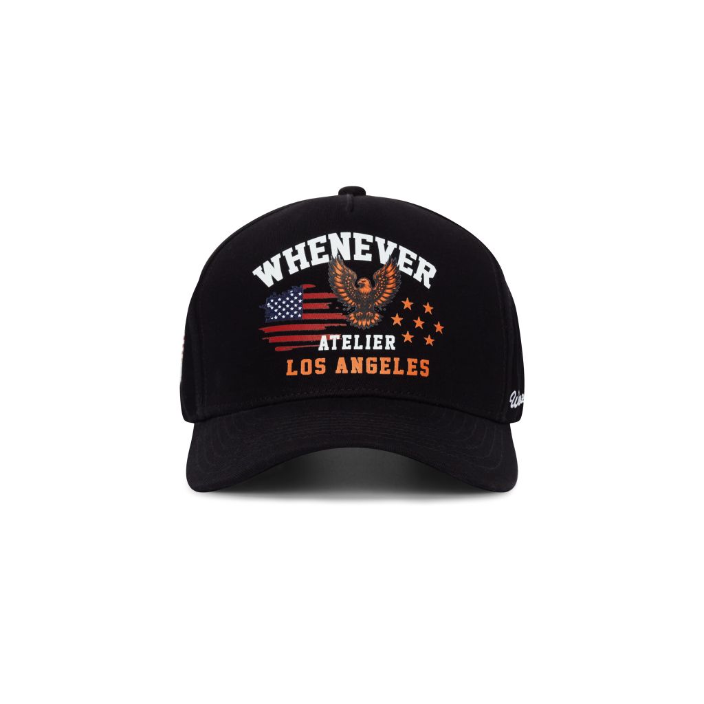 “WHENEVER” LA TRUCKER HAT / BLACK