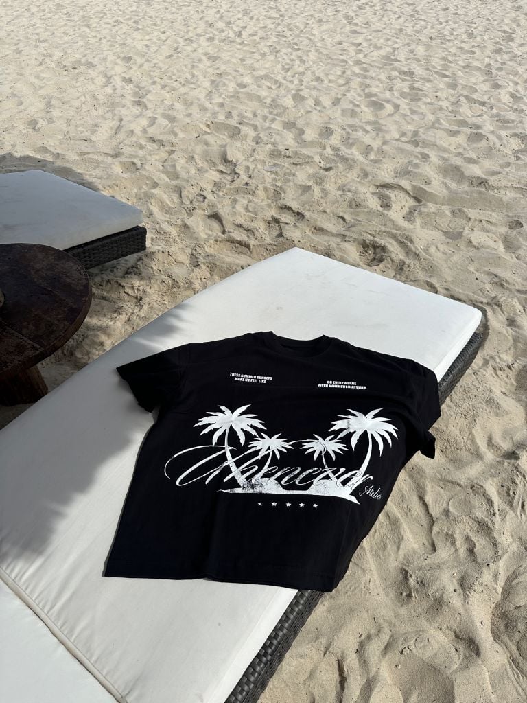 “WHENEVER"  CLUB T-SHIRT / BLACK