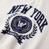 “WHENEVER” NY KNIT POLO SHIRT / WHITE