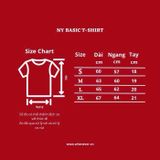 “WHENEVER” NY BASIC T-SHIRT / NAVY
