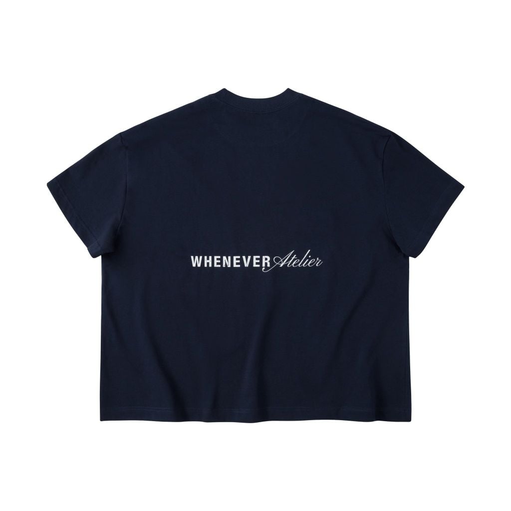 “WHENEVER"  CLUB T-SHIRT / NAVY