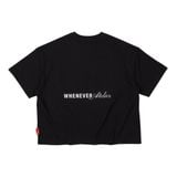 "WHENEVER" SS25 BLANK T-SHIRT / BLACK