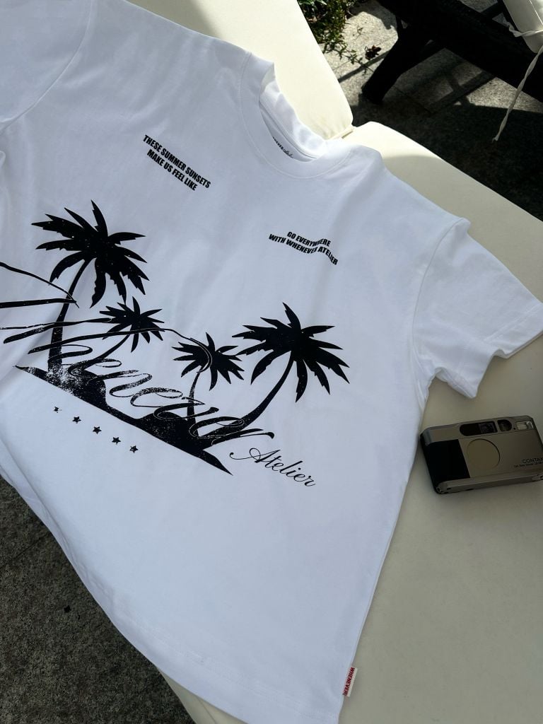 “WHENEVER"  CLUB T-SHIRT / WHITE
