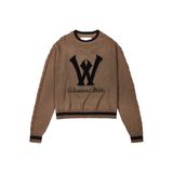 “WHENEVER” KNIT SWEATER / BROWN