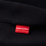 “WHENEVER” NY KNIT POLO SHIRT / BLACK