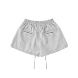 "WHENEVER" BASIC SWEATSHORTS SS25 / PREMIUM GREY