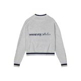 “WHENEVER” KNIT SWEATER / GREY