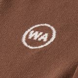 “WHENEVER” NY KNIT POLO SHIRT / BROWN