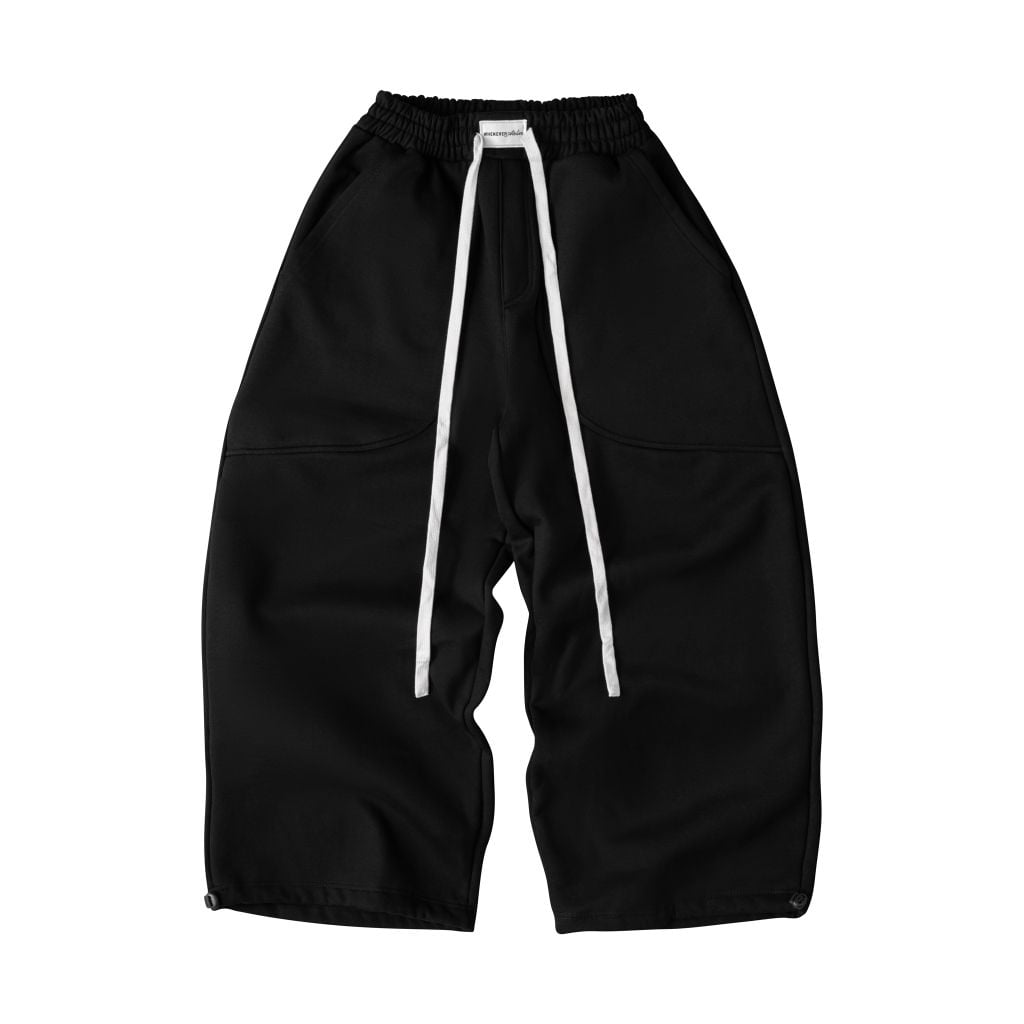“WHENEVER" BASIC SWEATPANTS / BLACK VER 2