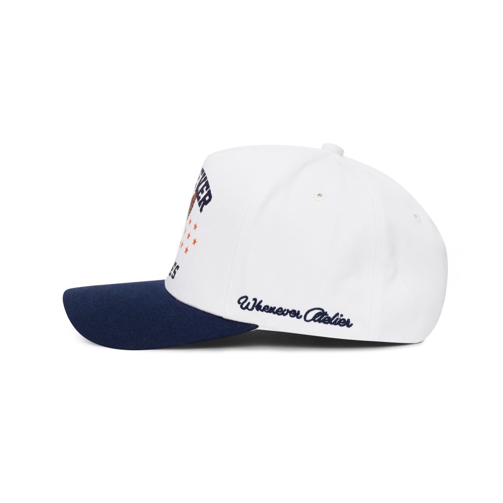 “WHENEVER” LA TRUCKER HAT / WHITE NAVY