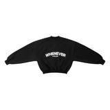 “WHENEVER” BASIC SWEATER / BLACK