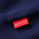 “WHENEVER” NY KNIT POLO SHIRT / NAVY