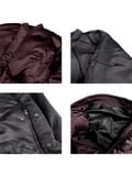  Satin Acetate Bomber Jacket 