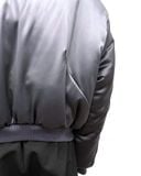  Satin Acetate Bomber Jacket 