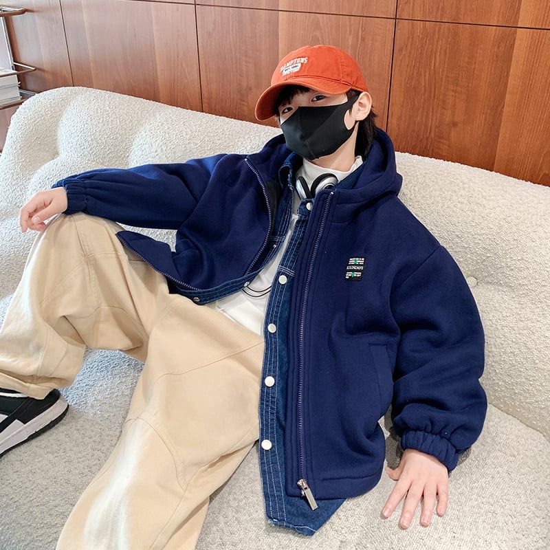 Áo khoác nỉ dày dài tay 3830