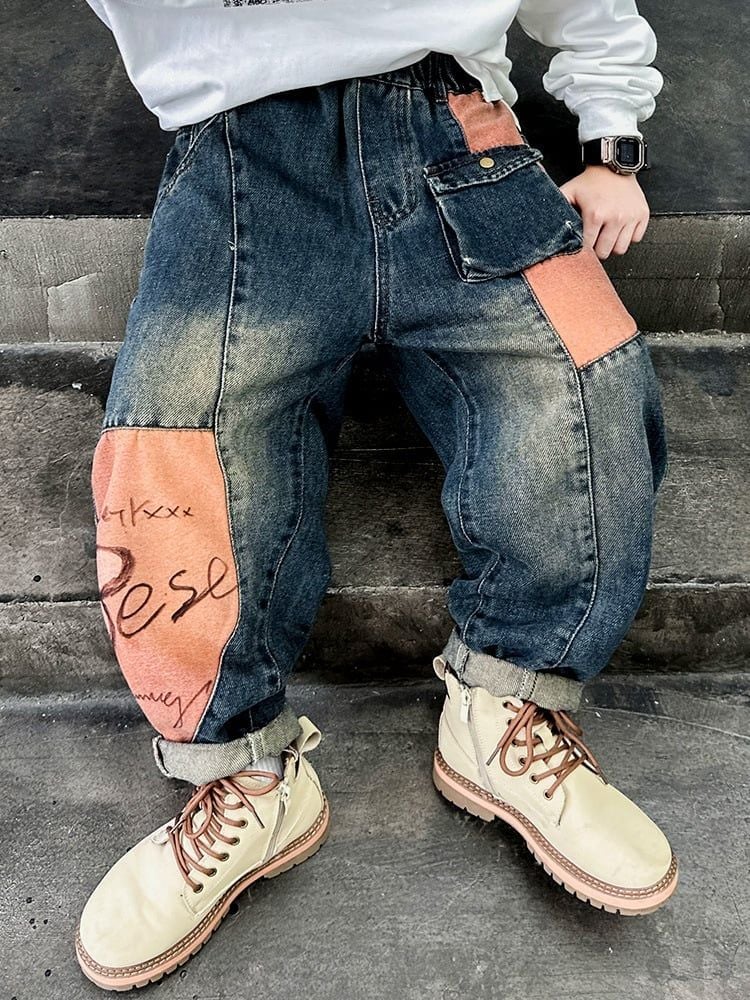 Quần jean dài túi hộp màu QD21