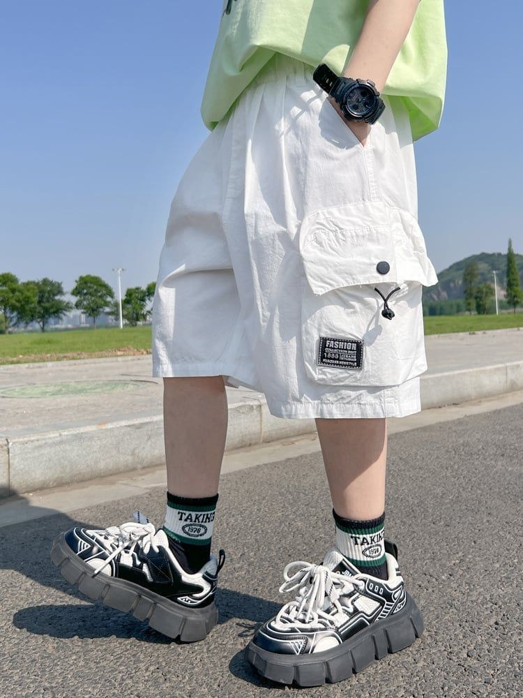 Quần ngắn kaki giấy túi hộp dây rút Q5