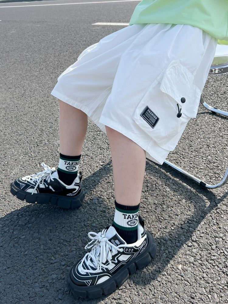 Quần ngắn kaki giấy túi hộp dây rút Q5