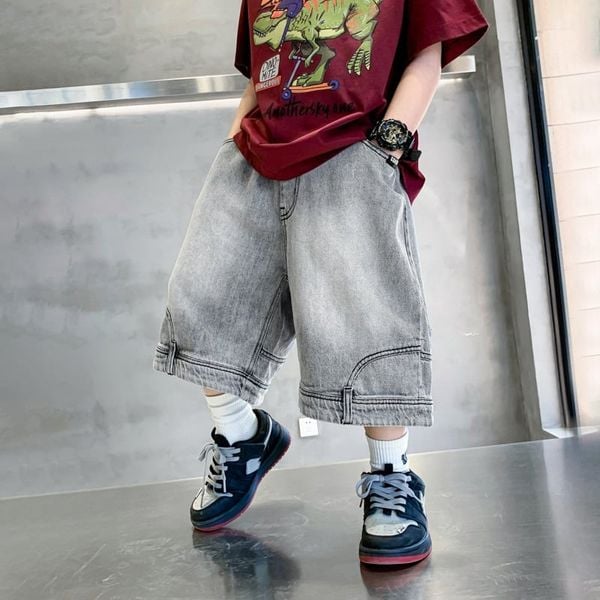 Quần bò ngắn mác ngược Q34 - KZ5287