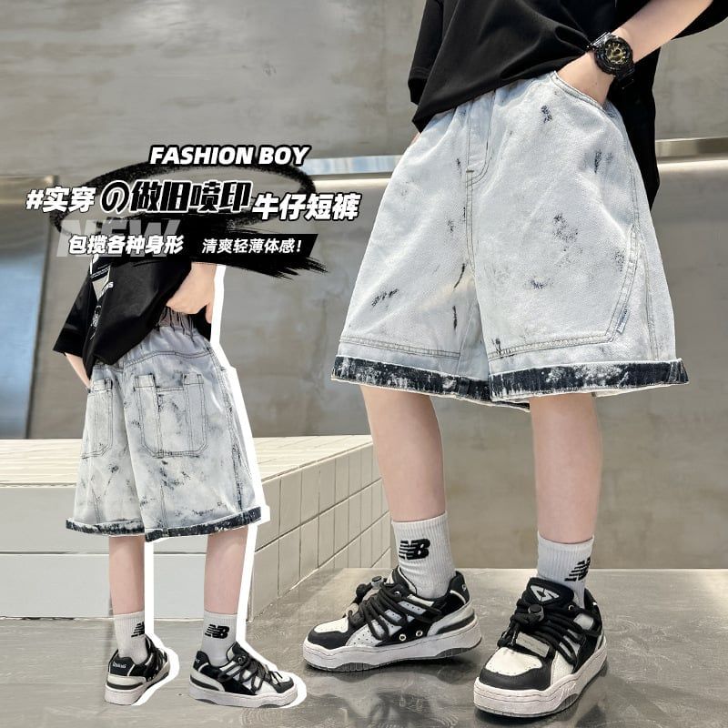 Quần jean loang ngắn Q7