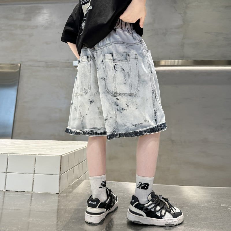 Quần jean loang ngắn Q7