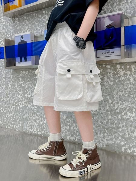 Quần ngắn kaki túi hộp Q08