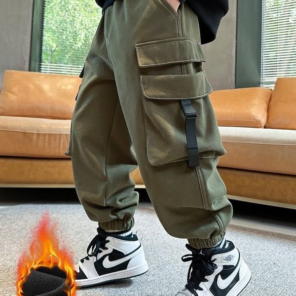 Quần dài kaki túi hộp lót nỉ QD207 - D23532