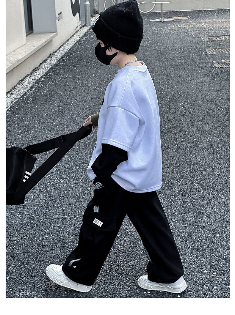 Quần dài thun ống suông túi hộp ZW966