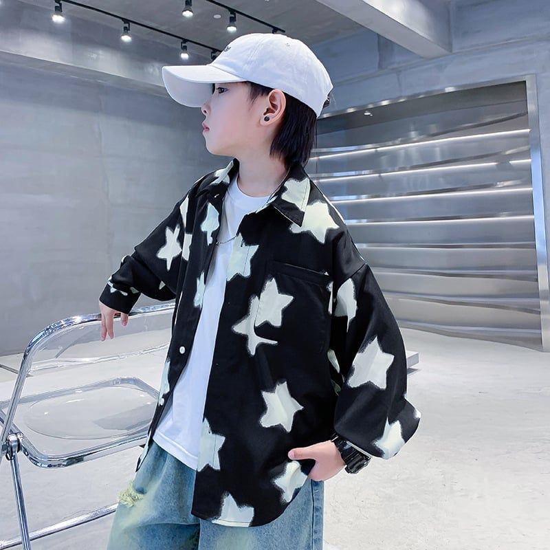 Áo dài tay sơ mi ngôi sao AD09 - CS4289