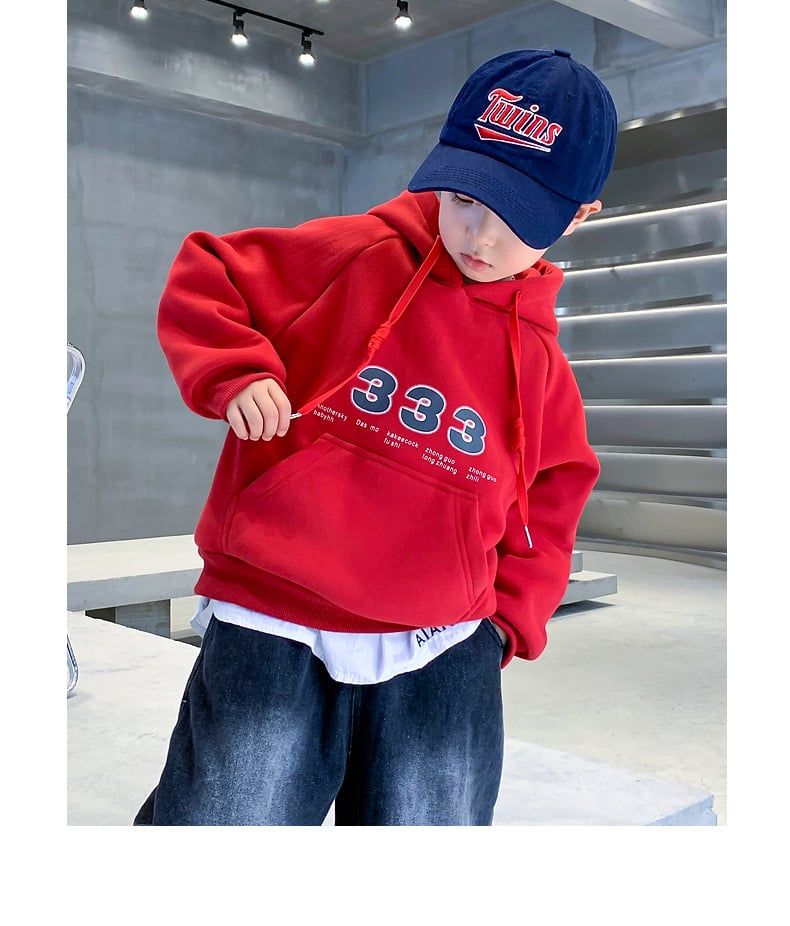 Áo dài tay có mũ lót nhung Y1578