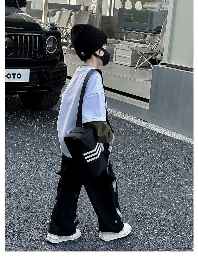 Quần dài thun ống suông túi hộp ZW966