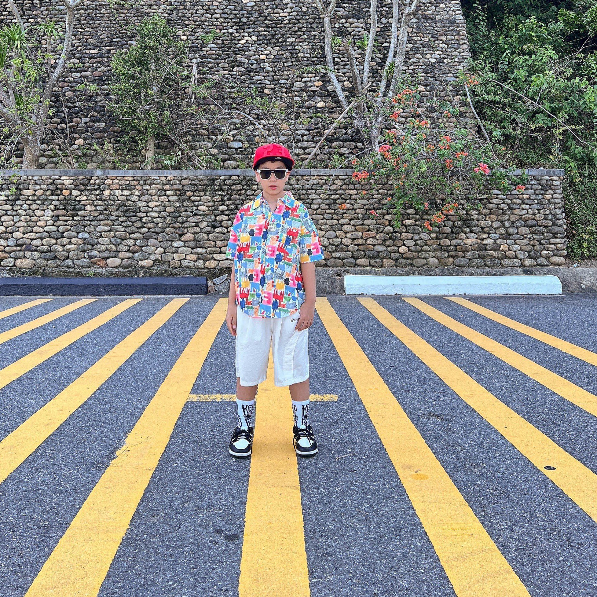 Áo sơ mi ngắn tay hoạt hình A170