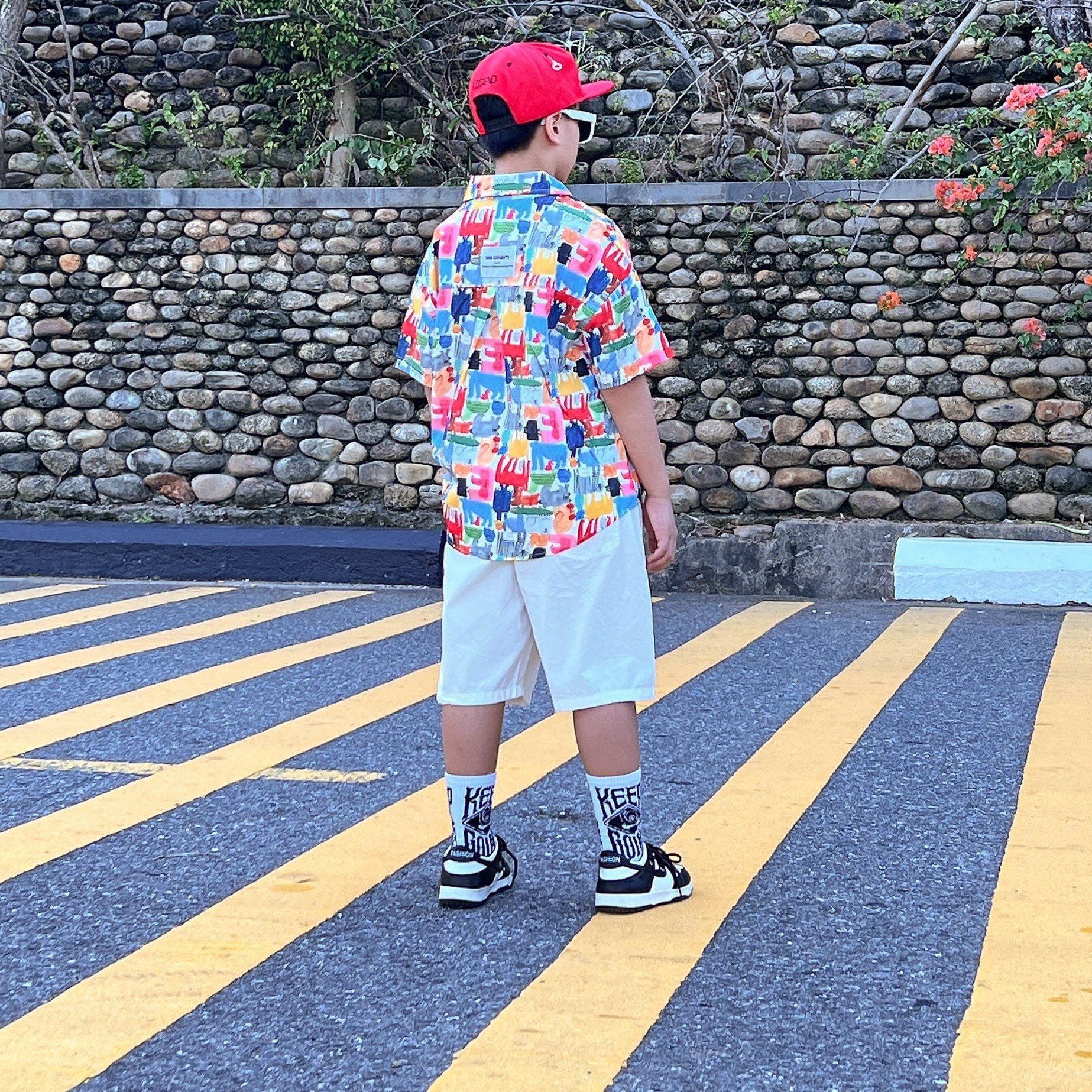 Áo sơ mi ngắn tay hoạt hình A170