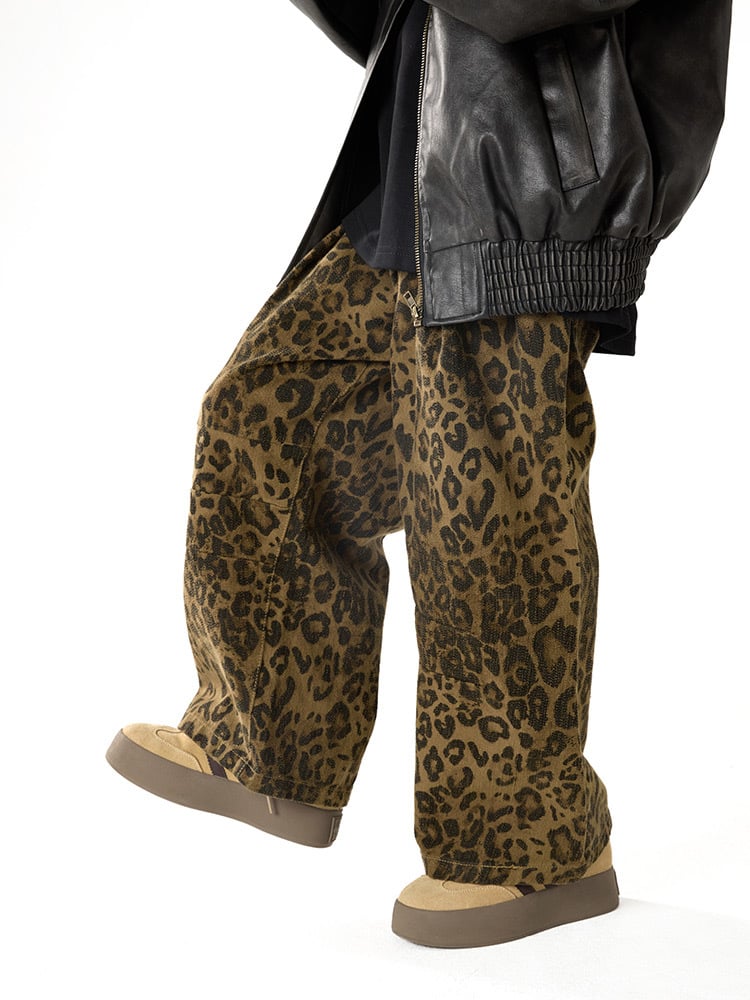 Quần dài da báo denim W1227