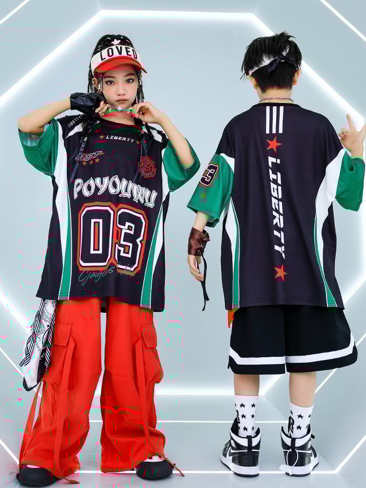 Áo jersey ngắn tay hiphop A33