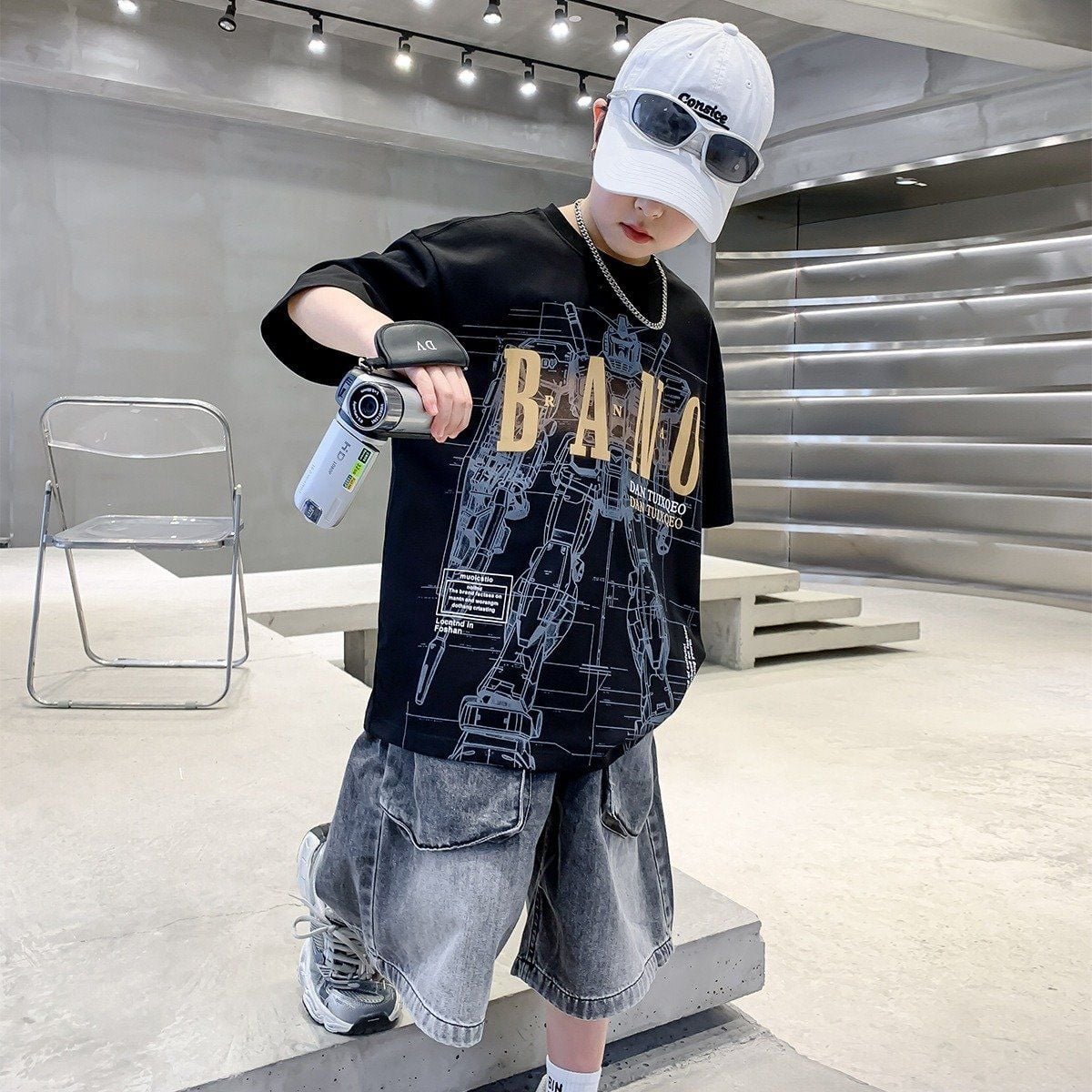 Áo thun ngắn tay ROBOT A22