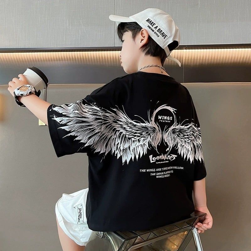 Áo ngắn tay cánh đại bàng A20