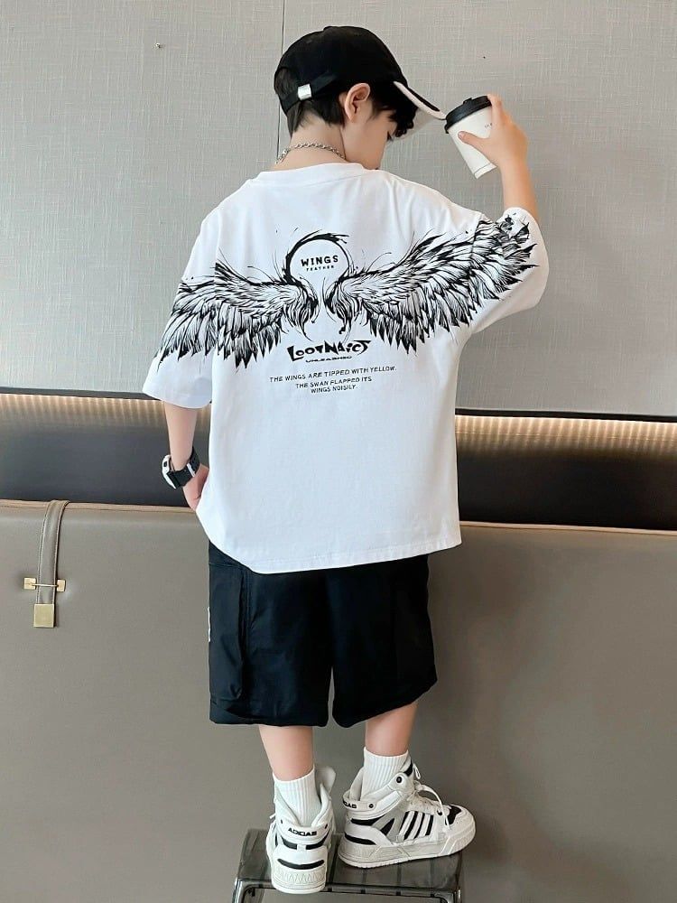 Áo ngắn tay cánh đại bàng A20