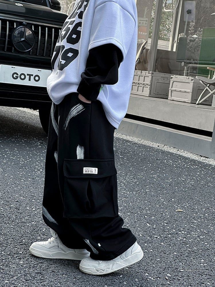 Quần dài thun ống suông túi hộp ZW966