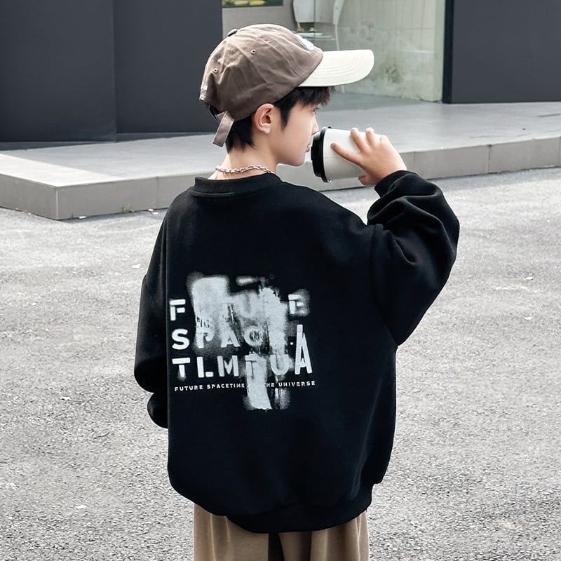 Áo dài tay nỉ mùa thu cho bé BQ1599