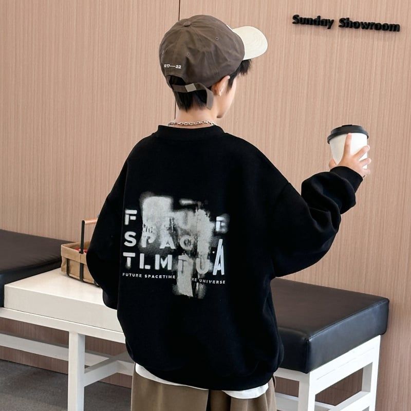 Áo dài tay nỉ mùa thu cho bé BQ1599