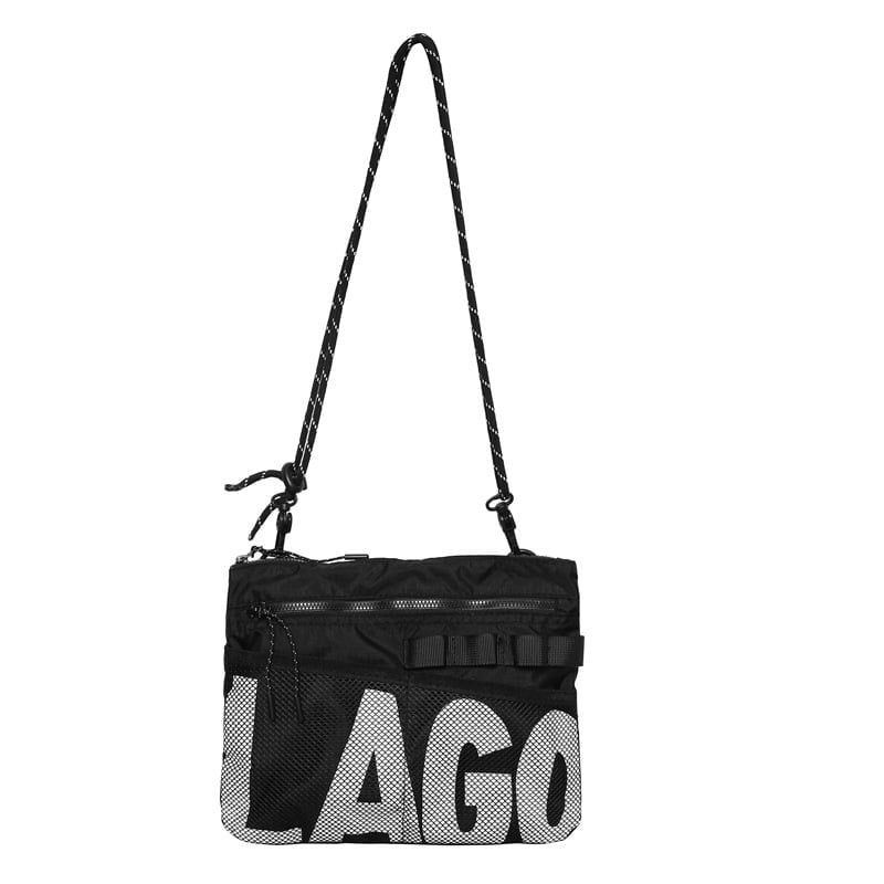 Túi xách đeo chéo phối lưới T004