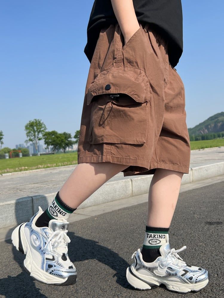 Quần ngắn kaki giấy túi hộp dây rút Q5