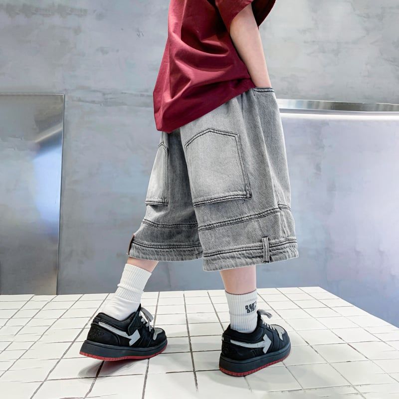 Quần bò ngắn mác ngược Q34 - KZ5287