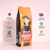  Cà phê hạt ESPRESSO 100% Fine Robusta MISS EDE chế biến Honey process - Gói 250g (rang vừa - medium roasdted) 