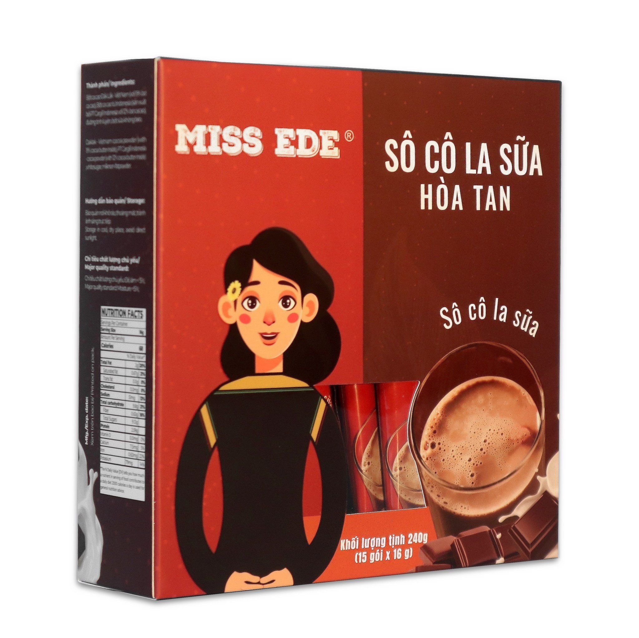  Sô cô la sữa hoà tan MISS EDE 15X16G(240g) 