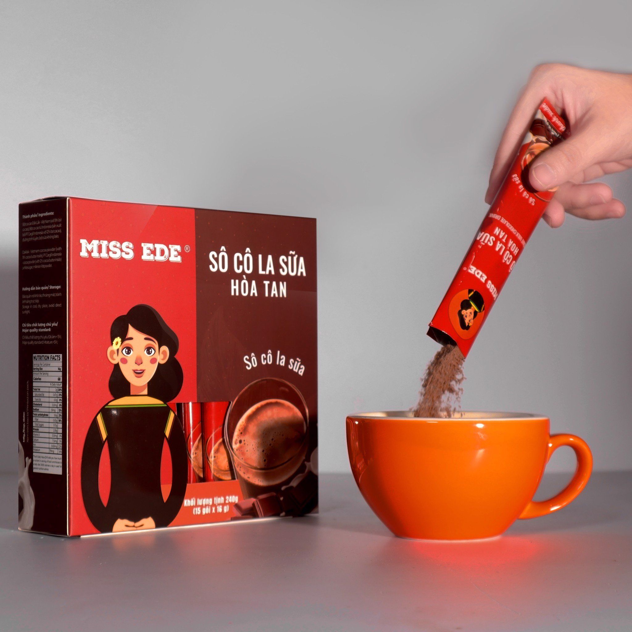  Sô cô la sữa hoà tan MISS EDE 15X16G(240g) 