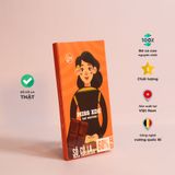 TAY NGUYEN Milk Chocolate 60% MISS EDE (Box 60g: 2 bars)/ Sô cô la sữa Tây Nguyên 60% MISS EDE - Hộp 60g (2 thanh x 30g) 
