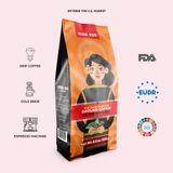  EUDR Vietnam Robusta Ground Coffee Medium Roasted 8.8 Oz (250g) MISS EDE - Bag (Only for Export) 